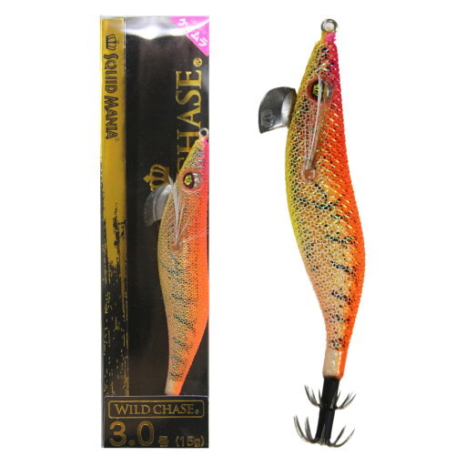 SQUID MANIA スクイッドマニア WILD CHASE ワイルドチェイス 3.0号 カラー/45_RG/爆乗りオレンジ(UV) エギ SQUID MANIA スクイッドマニア WILD CHASE ワイルドチェイス 3.0号 カラー/45_RG/爆乗りオレンジ(UV) エギ