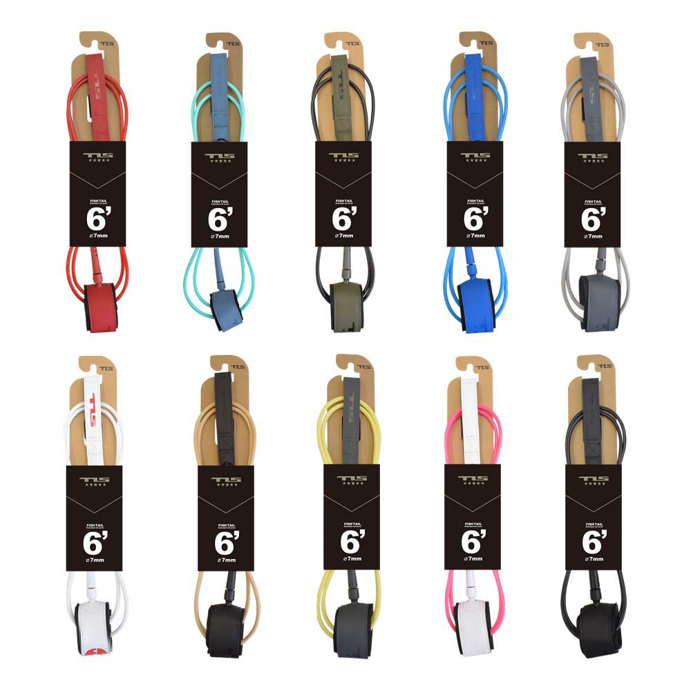 ツールスTLS　FIVE STAR LEASH 6FT　フィッシュボード用　6フィート　リーシュ