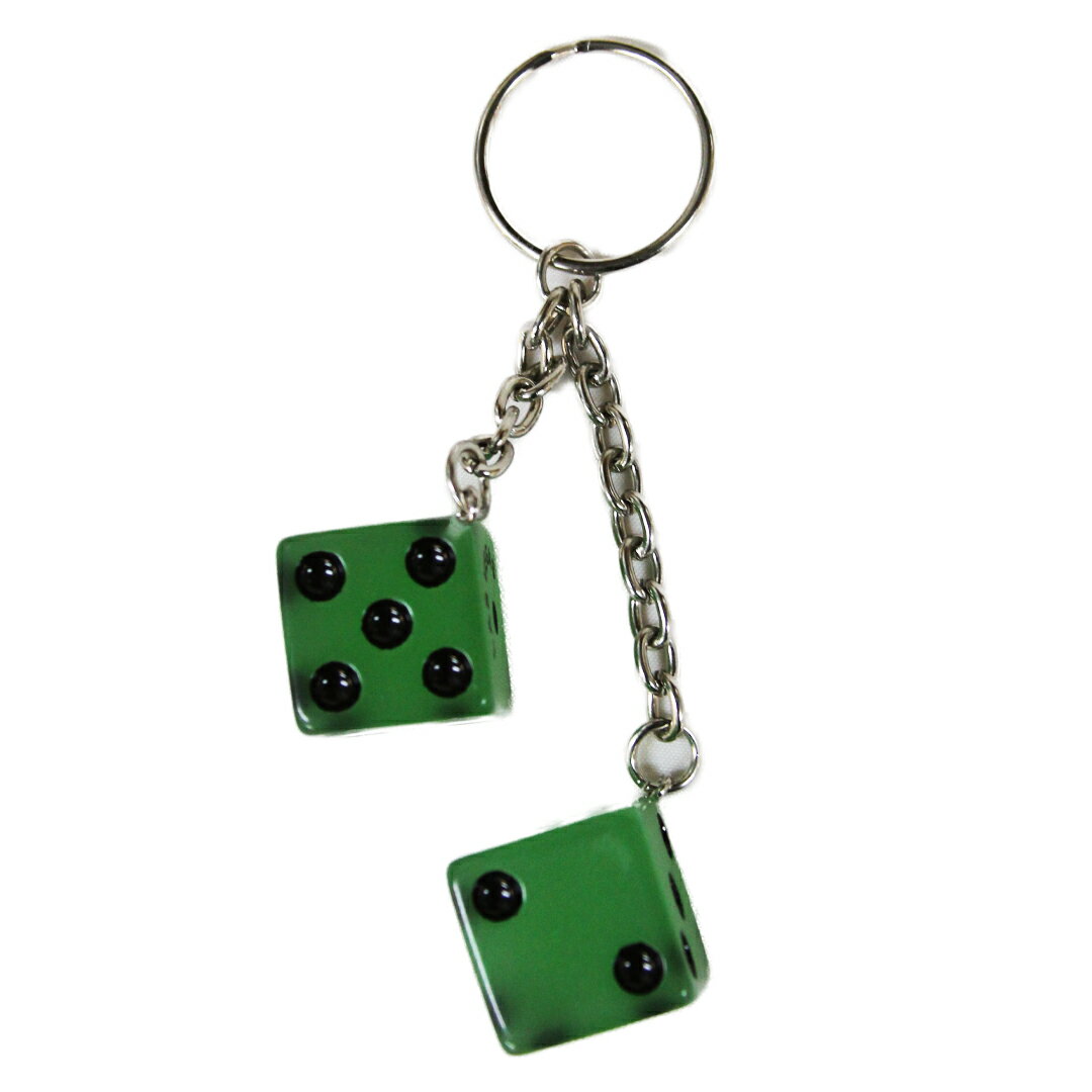 Fashion THE SALETWIN DICE KEYRINGGLOW IN THE DARK-GRUT000874ۥ...