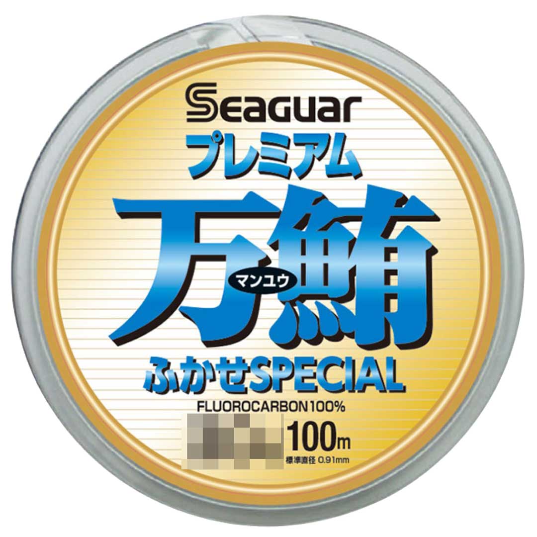 クレハ KUREHA SEAGER シーガー プレミアム万鮪(マンユウ)ふかせSPECIAL 100m 30号 リア フロロカーボンライン 釣り糸