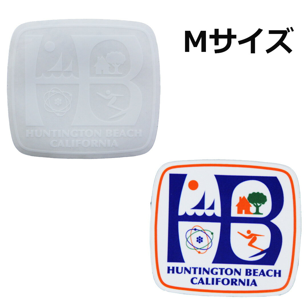 ハンティントンビーチHUNTINGTON BEACH HB ステッカー Mサイズ
