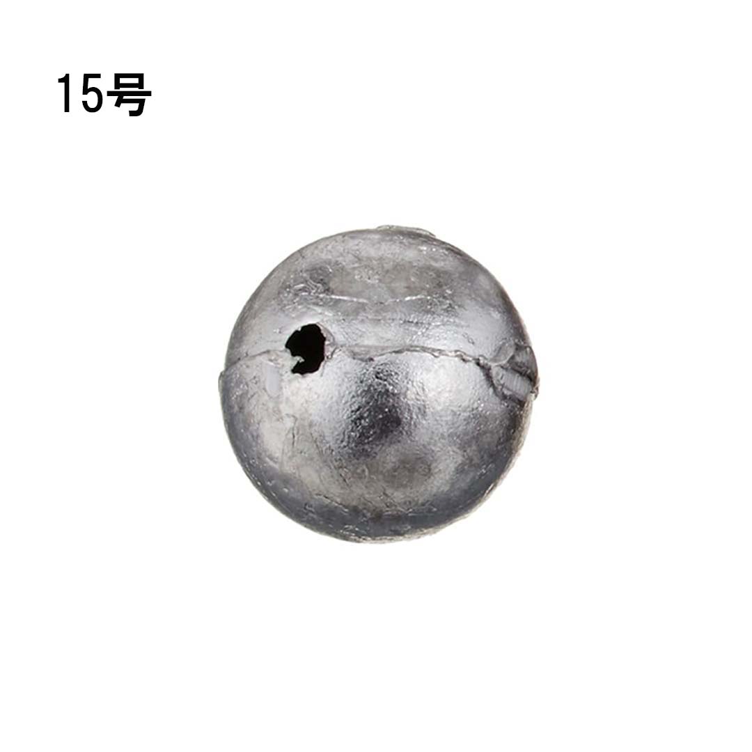 タカタ　丸オモリパック　15号　4939827004136　おもり　錘 3個セット