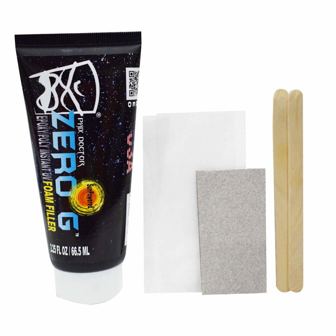 PHIX DOCTOR ZERO G UV FOAM FILLER 2.25oz　UV硬化Qセルフィラー入り補修材　0094922921789