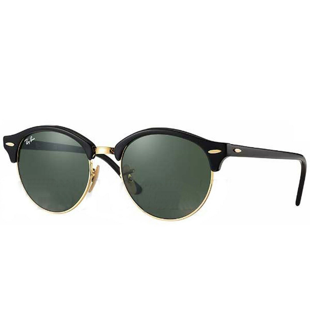 Rakuten - レイバン Ray-Ban クラブラウンド RB4246-51-901サングラス 丸rayban 紫外線 UV カット 対策 メンズ レディース 【 あす楽 】【 送料無料 ( 沖縄・離島を除く )