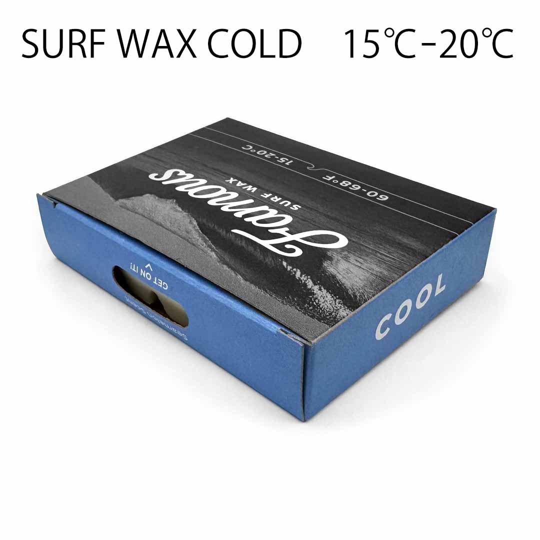 【 FAMOUS SURF WAX 】 COOL（クール）適合水温：15-20℃ ・2002年から最高のグリップ性能を提供し続けるフェイマスワックス ・ウォーターメロンの香り ・カリフォルニア製 ・匂いがチェックできるホール付き ＊パッケージは予告なく変更することがございます。あらかじめご了承ください。 メーカー希望小売価格はメーカーカタログに基づいて掲載しています