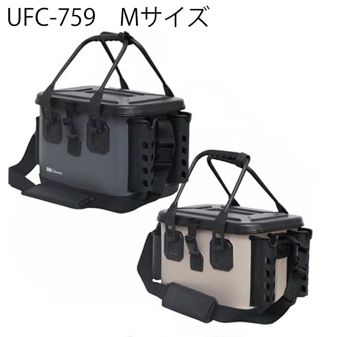 釣り道具の収納・保管・持ち運びに最適な高機能タックルバッグ。 ロッドホルダーを2本分装備し、使用頻度の高い小物を収納できるサイドポケット付きで実釣時の使い勝手も抜群です。 取り外し可能なインナートレイを標準装備し、仕切り板4枚付きでタックルや小物類をすっきり整理できます。 フタは開けやすく、雨や水しぶきが侵入しにくい成型タイプを採用し、開閉は安心のバックル式。 着脱可能なショルダーベルトとハンドル付きで持ち運びも快適。 実用性と収納力を兼ね備えた、あらゆる釣行シーンで活躍するタックルバッグです。 ■サイズ：約33×23×23 ■自重：1500g　 ■原産国：中国 ■材質：EVA メーカー希望小売価格はメーカーカタログに基づいて掲載しています