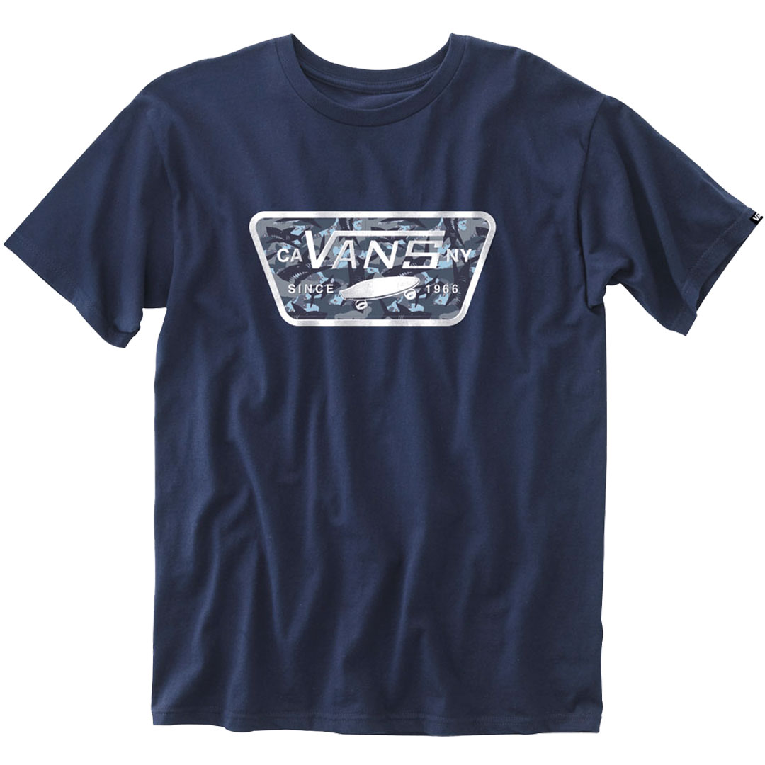 VANS バンズ　B FULL PATCH FILL BOYS VN0A2WQQ ジュニア半袖Tシャツ　男の子 2点までメール便配送可能 【 メール便 対応 】