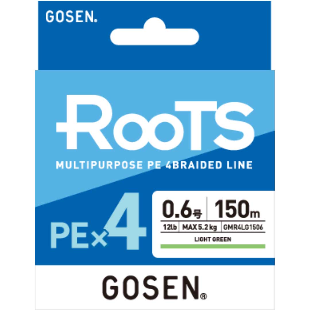ゴーセン GOSEN ROOTS ルーツ PE×4 150m 0.