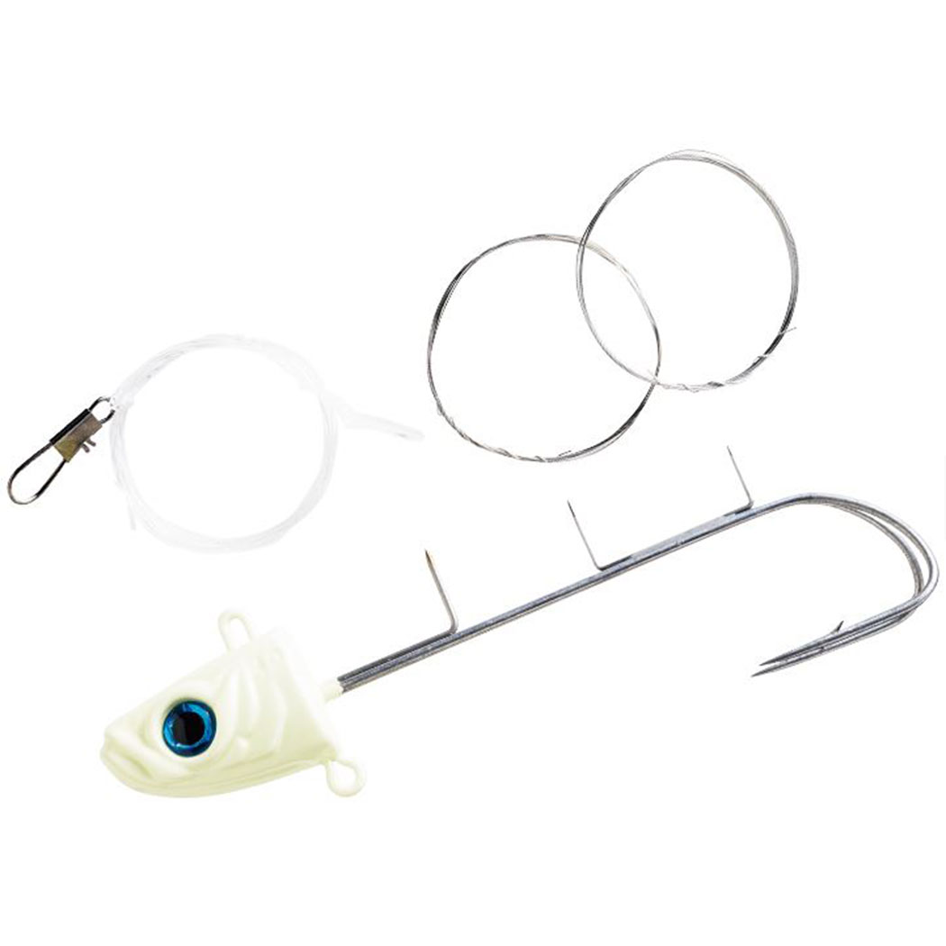 ハヤブサHAYABUSA　SW406　40号　船太刀魚テンヤ　ベーシックダブル夜光　タチウオテンヤのサムネイル