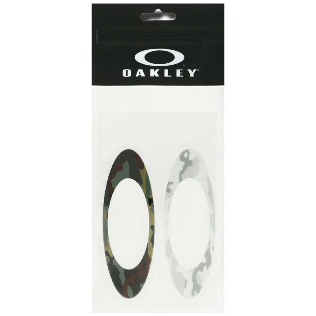 Oakley 5.5" Camo Sticker Pack 211-061-001 セット内容(1パック) ・ロゴ文字なし 各カラー ×1 (カモ/グレーカモ) サイズ　 ・ロゴ文字なし 約4.4m×約12.7cm ※若干の誤差はございます。