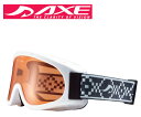 アックス AXE ジュニアゴーグル AX220-ST WTホワイト×オレンジ【 あす楽 】スキー スノーボード 必需品 子供用 ゴーグル 日本製