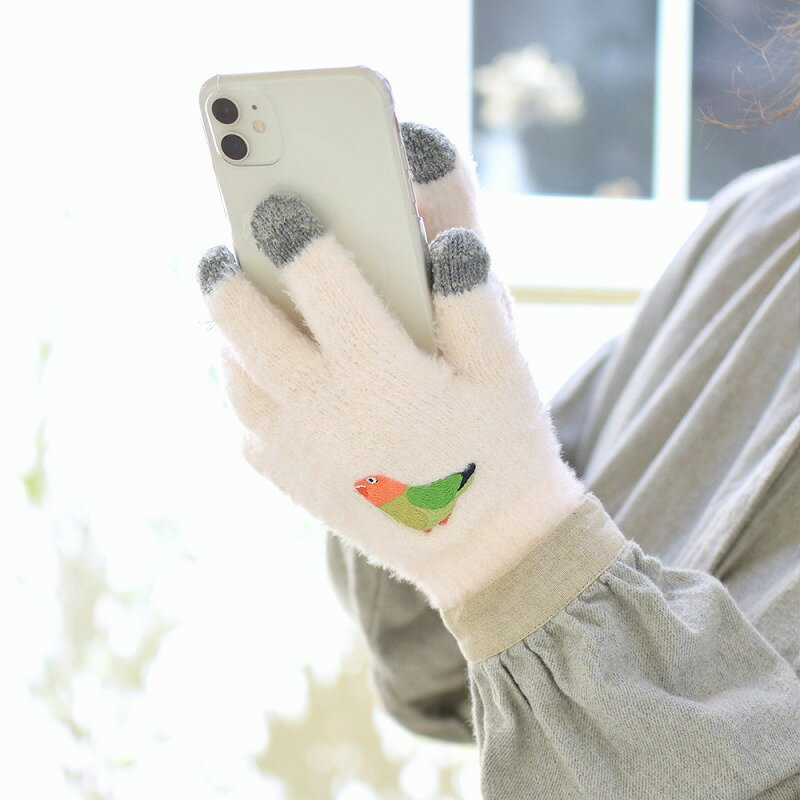 TMC スマホ手袋 ボタンインコ 【ポイント5倍】【5月末まで】