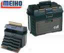 メイホウ MEIHO VS-8050 タックルボックス座ることも可能な超高強度設計 頑丈な収納バス釣り ブラックバスに最適ルアーボートフィシング階段状で見やすい(4)