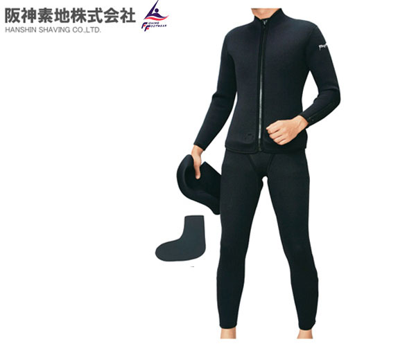 阪神素地 ( ハンシンキジ ) WS130 ウェットスーツアジャスター付4点セット【 送料無料 ( 北海道 ・ 沖..