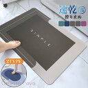 珪藻土 バスマット ソフト 速乾 足ふきマット 2TYPE 足拭きマット 浴室 お風呂マット 吸水 軽量 滑り止め 抗菌 防臭 防カビ