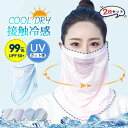2枚入り フェイスマスク 冷感 夏用 UVカット メンズ レディース 日焼け 涼しい 通気性 スポーツ 暑さ対策 飛沫対策 釣り 車の運転 農作業