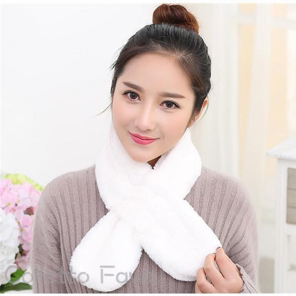ファーマフラー レディース ファー マフラー フェイクファー 秋 冬 あたたか 無地 厚手 ボリューム もこもこ 大人 結婚式 誕生日 着物 二次会