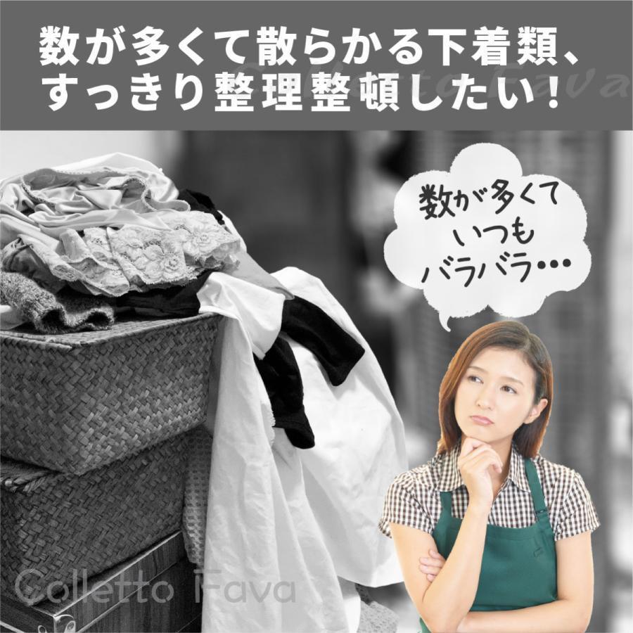 下着収納ケース 3点セット 下着収納ボックス 引き出し 仕切り メッシュ ランジェリー 折りたたみ 靴下 衣類 省スペース パンツ ブラジャー 多用途 [2]