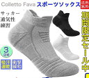 スポーツソックス 靴下 メンズ くるぶし 3足組 メッシュ 厚手 ズレにくい ショート丈 吸汗速乾 衝撃緩和 ランニング 部活