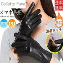 手袋 裏地付き レディース レザー手袋 スマホ対応 グローブ 女性用 あったかい サイクリング 自転車 アウトドア 冬用 シンプル 発表会 結婚式