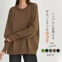 クールネック ニット セーター 長袖 レディース 秋冬 プルオーバー シンプル ニットセーター シンプル ニット トップス 着回し 柔らかい 秋 冬 春 通勤 オフィス 体型カバー 大人 定番 大きいサイズ 重ね着 ゆったり ゆる 50代 30代 40代 黒 ブラック グレー 緑 送料無料
