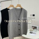 ニット ベスト レディース コーデ 春 秋 サマー ベスト レディース 春秋 冬 前開き vネック ニットベスト おしゃれ 着回し トップス 体型カバー ノースリーブ シンプル カジュアル ナチュラル レイヤード 羽織り 重ね着 エアコン対策 30代 40代 50代 グレー 送料無料(4)