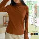 プチハイネック カットソー Tシャツ レディース 秋冬 長袖 ロンT トップス インナー ハイネック プルオーバー スタンドネック ボトルネック ロングTシャツ...