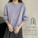 スウェット レディース おしゃれ トレーナー 秋 春 冬 ゆったり プルオーバー 春秋 トップス パーカー 長袖 クルーネック カジュアル トップス 秋冬 シンプル ドルマンスリーブ プルオーバーパーカー 着回し 大きいサイズ 韓国 韓国ファッション 20代 30代 学生 送料無料