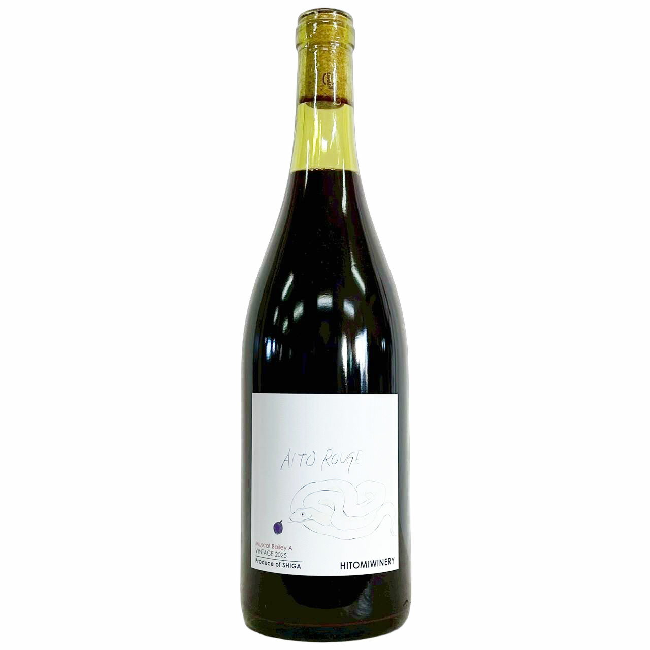 [2025] アイトウ・ルージュ 赤 750ml / ヒトミワイナリー [滋賀] AITO ROUGE / Hitomi Winery [B-6]