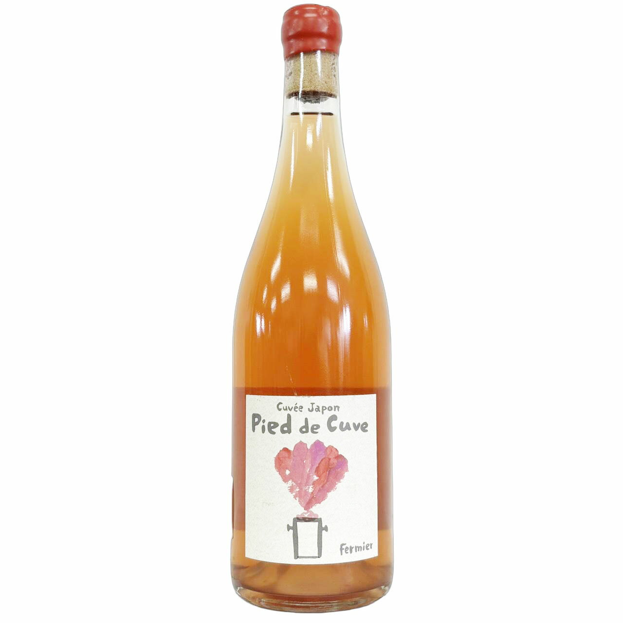 【蝋キャップ割れあり】[2018]　キュヴェ　ジャポン　ピエ　ド　キューブB　ロゼ　750ml / フェルミエ　[新潟] Cuvee Japon Pied de Cuve / Fermier [Ko-6]