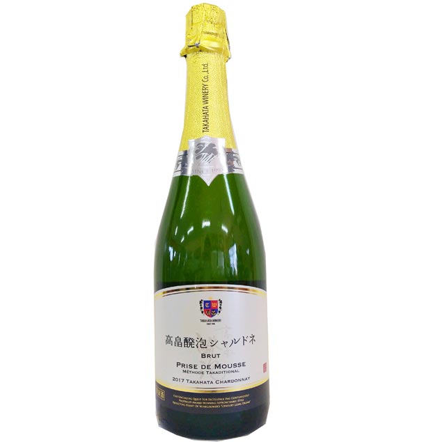 　高畠　醗泡　プリデムース　シャルドネ　辛口　白　750ml / 高畠ワイナリー　 Prise de Mousse / TAKAHATA WINERY 