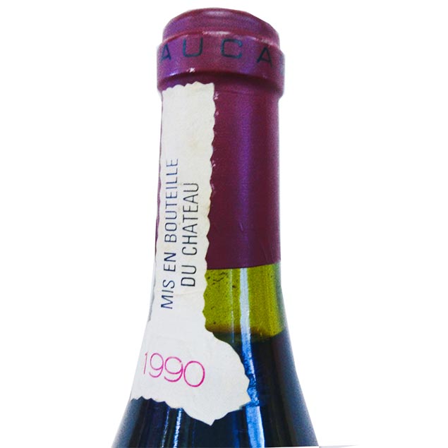 [1990] シャトーヌフ・デュ・パプ　オマージュ・ア・ジャック・ペラン　750ml　シャトー・ド・ボーカステル [Ko-2] e-wine-10006627 e−Wine サンプル画像3