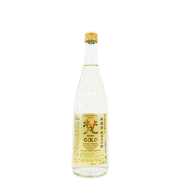 梵　ゴールド　無濾過　純米大吟醸 [720ml] [加藤吉平商店] [福井]