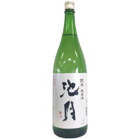 池月　純米　無濾過　生 [1800ml] [鳥屋酒造] [石川]