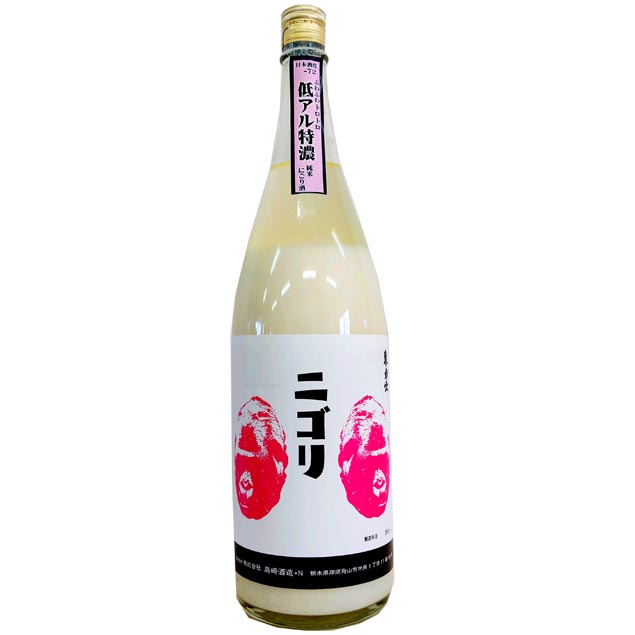 東力士　純米酒　低アル特濃　ニゴリ酒　ゴリララベル [1800ml] [島崎酒造] [栃木]