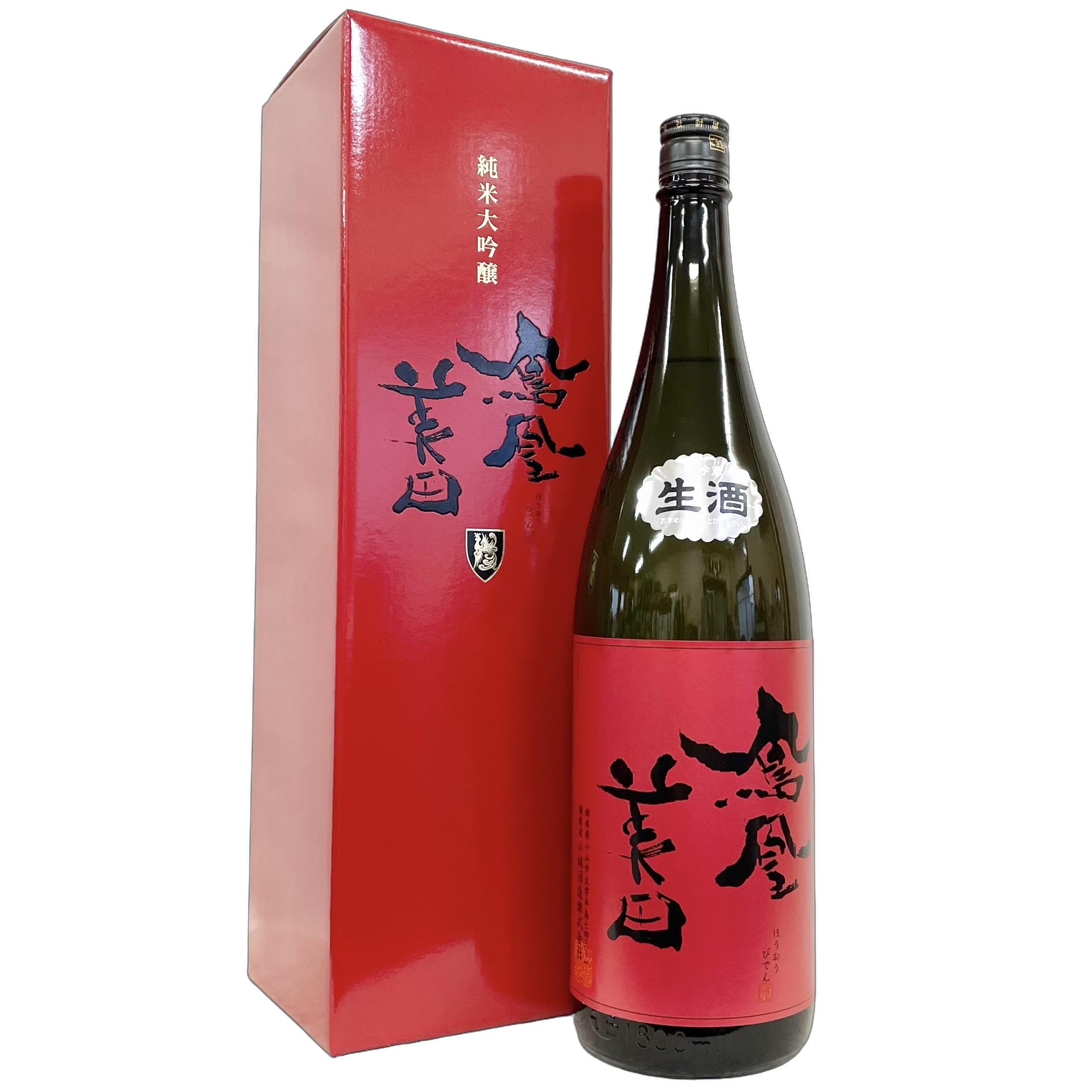 鳳凰美田　赤判　純米大吟醸酒　無濾過本生 [1800ml] [小林酒造] [栃木]