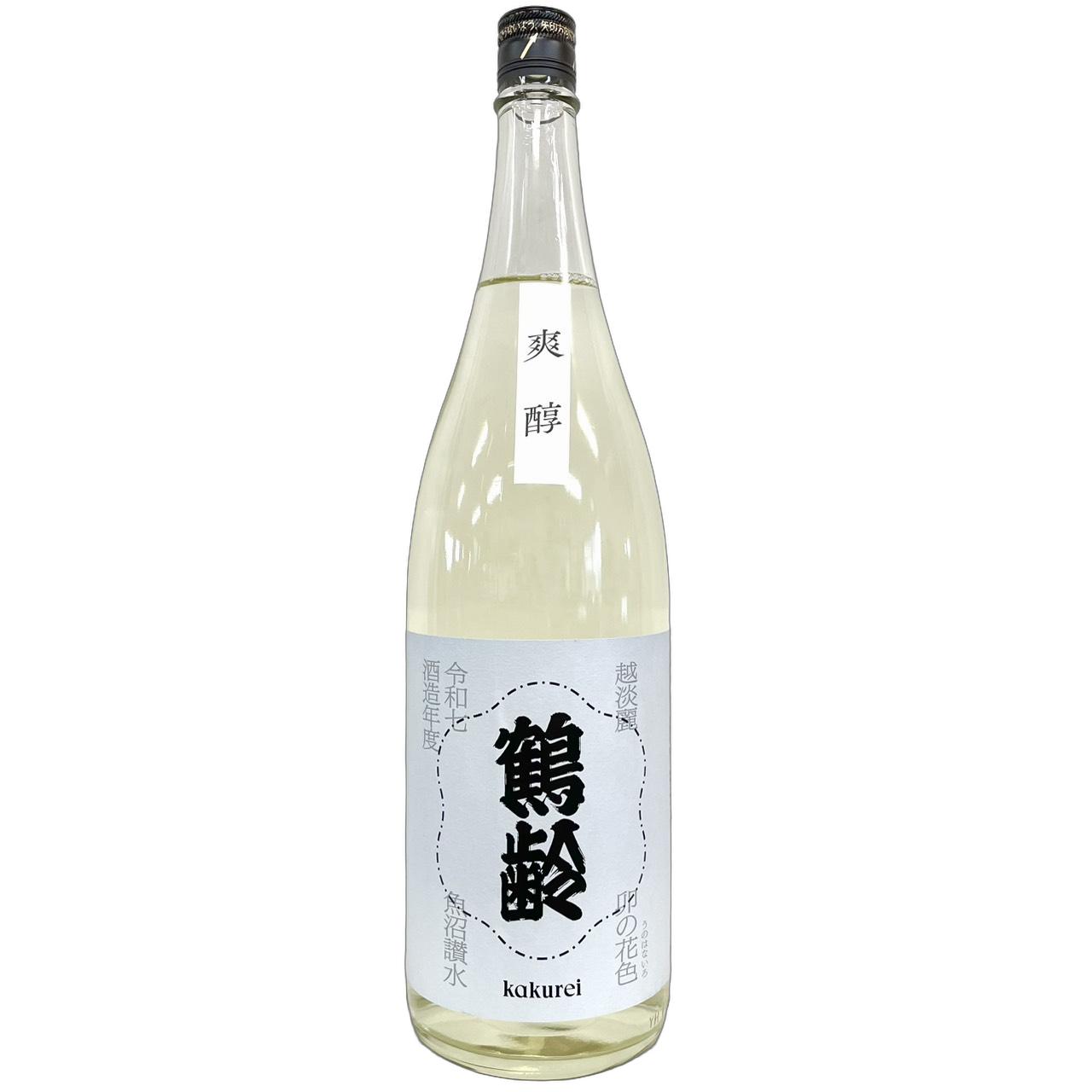 鶴齢　卯の花色(うのはないろ)　爽醇 [1800ml] [青木酒造] [新潟]