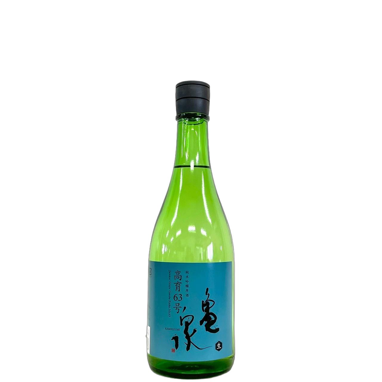 亀泉　純米吟醸原酒　高育63号　生 [720ml] [亀泉酒造] [高知]