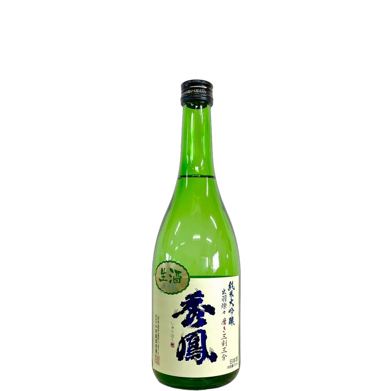秀鳳　純米大吟醸　出羽燦々　磨き三割三分　生原酒 [720ml] [秀鳳酒造場] [山形]
