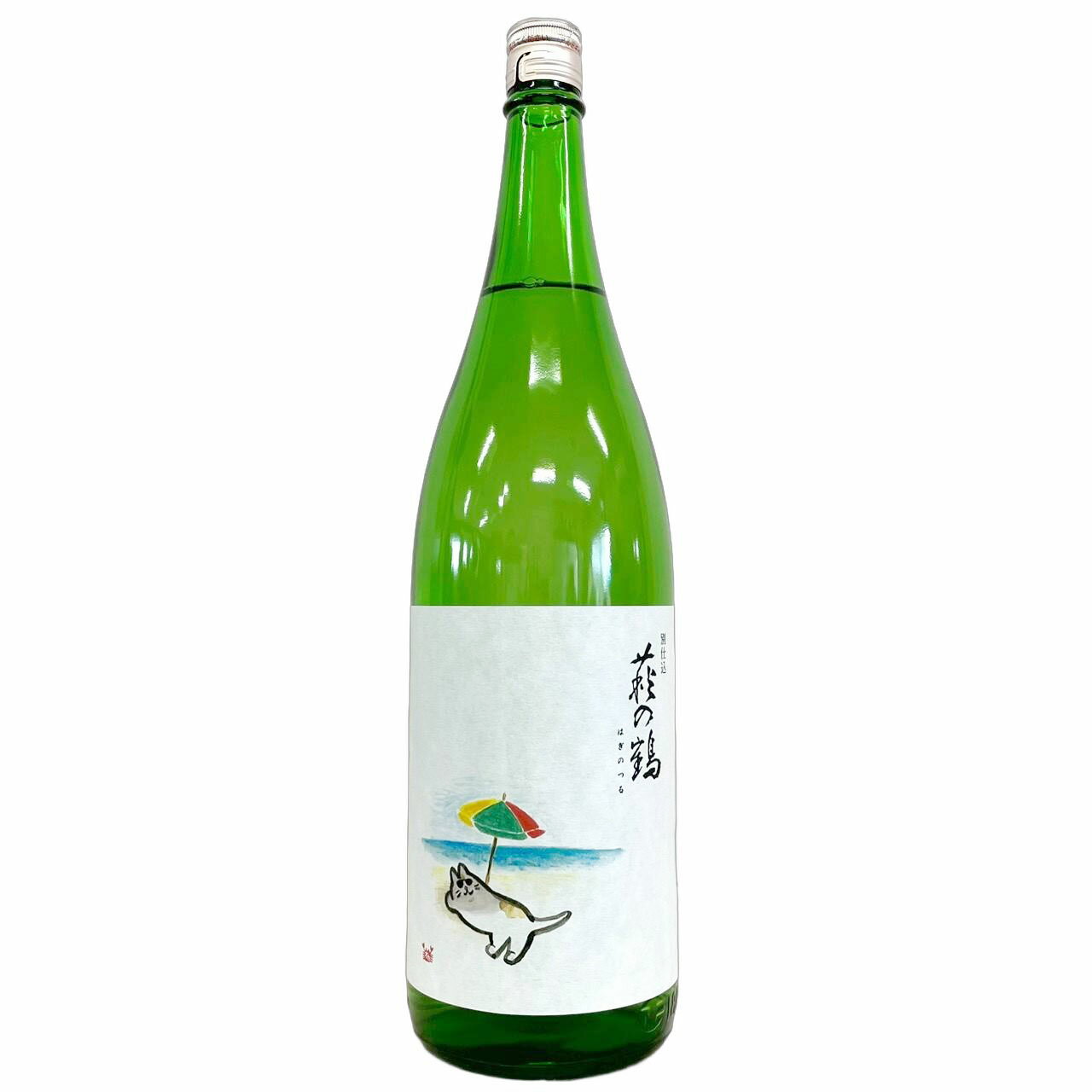 萩の鶴　別仕込　真夏の猫ラベル　1回火入れ [1800ml] [萩野酒造] [宮城]