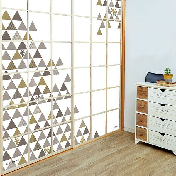 障子紙 ディズニー ミッキー 和2 幅92cm×長さ182cm 2枚組 アサヒペン 障子紙 おしゃれ 障子 のり貼り ..