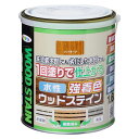 塗料 水性強着色ウッドステイン 1.6L ×6缶 レッドオーク アサヒペン 水性塗料 ペンキ 水性 水性ペンキ 防腐剤 木材 ウッドデッキ 塗料 防カビ 防虫 ...