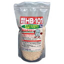 顆粒HB-101は、杉・桧・松・オオバコなどから抽出したエキスで植物の活性化を狙う、天然植物活力液を土壌改良に有効なゼオライトに特殊な製法で浸み込ませた活力剤です。減農薬栽培、有機栽培に最適で、野菜や果物、お米やお茶などがよりみずみずしく、おいしく収穫することができます。味だけではなく、実や葉の色ツヤや形もよくなります。あらゆる植物にお使い下さい！じっくりと植物を育てる使い方この袋(1kg)で約165坪に使えます。 ※HB-101(液体)と共にお使い下さい。植物の根元の土に混入してください。軽量カップ1cc分を小鉢に、1.5cc分を中鉢に、2cc分を大鉢に、6cc分を約1坪におつかいください。効果●植物本来の働きを活力化させる天然の栄養成分ですから、野菜、花、米、果物、観葉植物、菊、蘭、盆栽、山野菜、茶、キノコ、ハーブ、バラ、芝生、樹木等すべての植物に効果を発揮します。●土壌改良の役目もし、有効菌を増やし、あらゆる植物を元気に育てます。・約3か月間効果が続きます。・植物が元気になります。・わずかな量で済むので長く使えて経済的です。顆粒HB-101の特徴・バイオの力で世界中を幸せに。・名前の由来は「Happy Bio 101%」・植物本来の力を引き出させます。・減農薬でも雑草や害虫に負けない力を。・植物の生命力がアップ！収穫量も増える！・環境に左右されにくい植物の力をつける！Point.1減農薬栽培、有機栽培に最適！!HB-101は、杉やヒノキ、松などから抽出した植物エキスで植物の活性化を狙う、天然植物活力剤です。減農薬栽培、有機栽培に最適で、野菜や果物、お米やお茶などがよりみずみずしく、おいしく収穫することができます。味だけではなく、実や葉の色つやや形もよくなります。Point.2あらゆる植物栽培に使用可能顆粒タイプのHB-101は、家庭菜園や園芸、ガーデニングはもちろん、大規模な農家さんでも便利に使うことができます。植物の栽培に携わる、すべての皆様に利用いただけます。現在の土壌に混ぜ込むだけなので、非常に簡単に使用できます。Point.3収穫率が上がりコストダウンにつながる収穫率がおよそ3割程度上がり、栽培のコストダウンにつながります。さらに、収穫物の日持ちにも影響し、使用前と比べると倍以上長持ちするようになります。植物が活性化するので、とても大きく、重い実になり、普段よりも早めの収穫ができます。Point.4メリットはほかにも様々外気の影響を受けにくく、強く育つ例えば、酸性雨や霧の影響を受けなくなる、農薬などの有毒なものの使用量を減らせる、糖度が1〜8度上がり、ビタミンCの含有量も増えます。土壌中の有効微生物を増やし土壌改良の役目もします。顆粒HB-101は別売りのHB-101(液体)と共に使う事によって、より一層の効果を実感して頂けます。HB-101(液体)と共に使う事をオススメします。