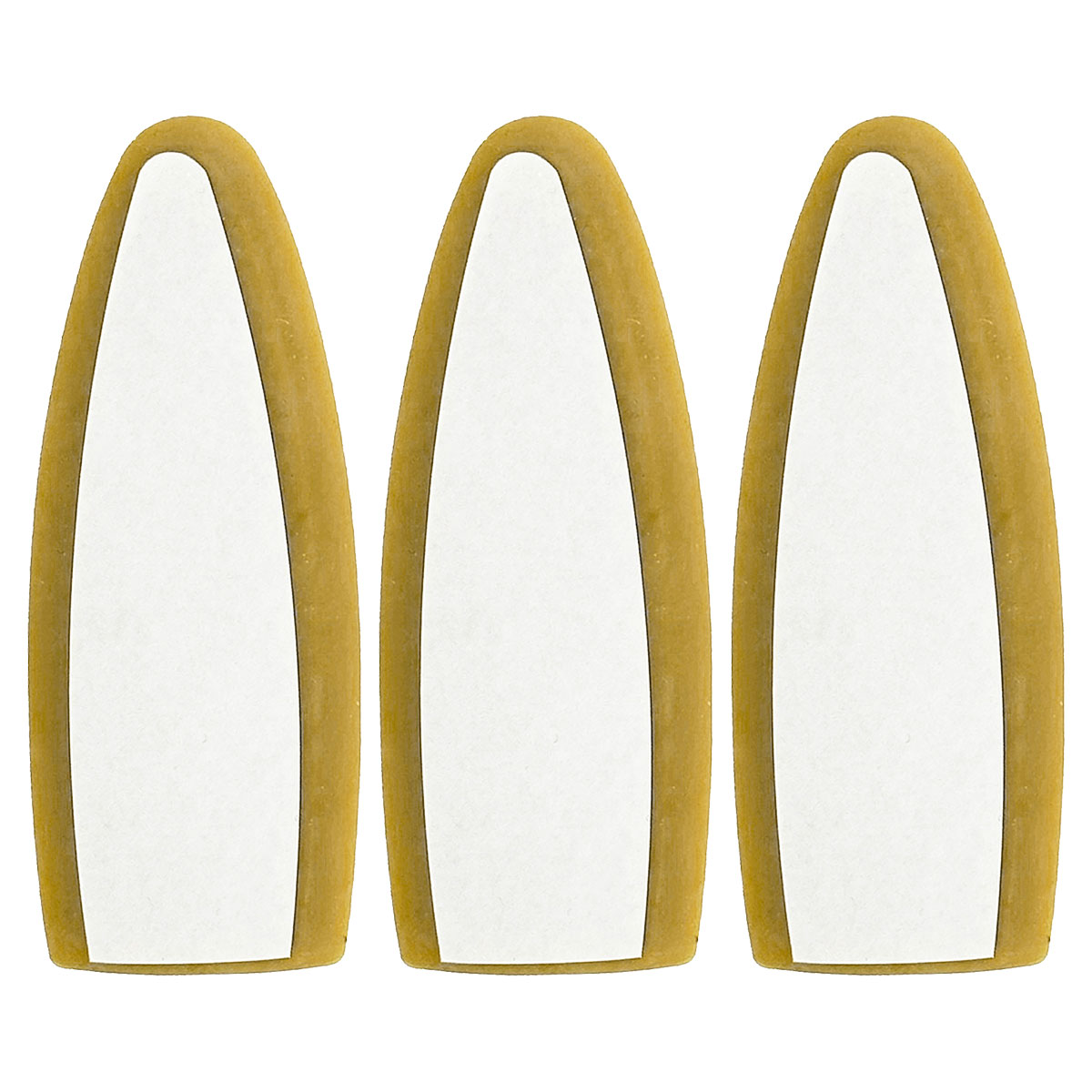 コーキング 仕上げヘラ 円熟 替えゴム アメゴム 3mm KO-EA3 ×3個 ハンディ・クラウン 尾崎亀商店 プロ..