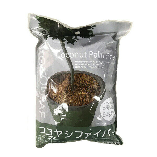 ココヤシファイバー 50g プロトリーフ マルチング材 観葉植物 マルチング材 ヤシ繊維 マルチング 装飾 おしゃれ 鉢植え 装飾 マルチング 観葉植物 マルチング