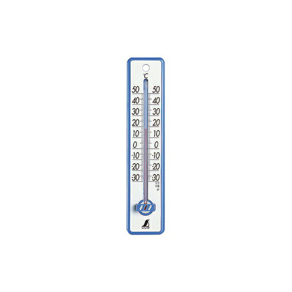 Thermometers - 温度計 プラスチック製 ブルー 20cm 48351 シンワ測定 室温計 温室計 温度計 アナログ 教室 オフィス 家庭用 温度管理 室内温度計 M4