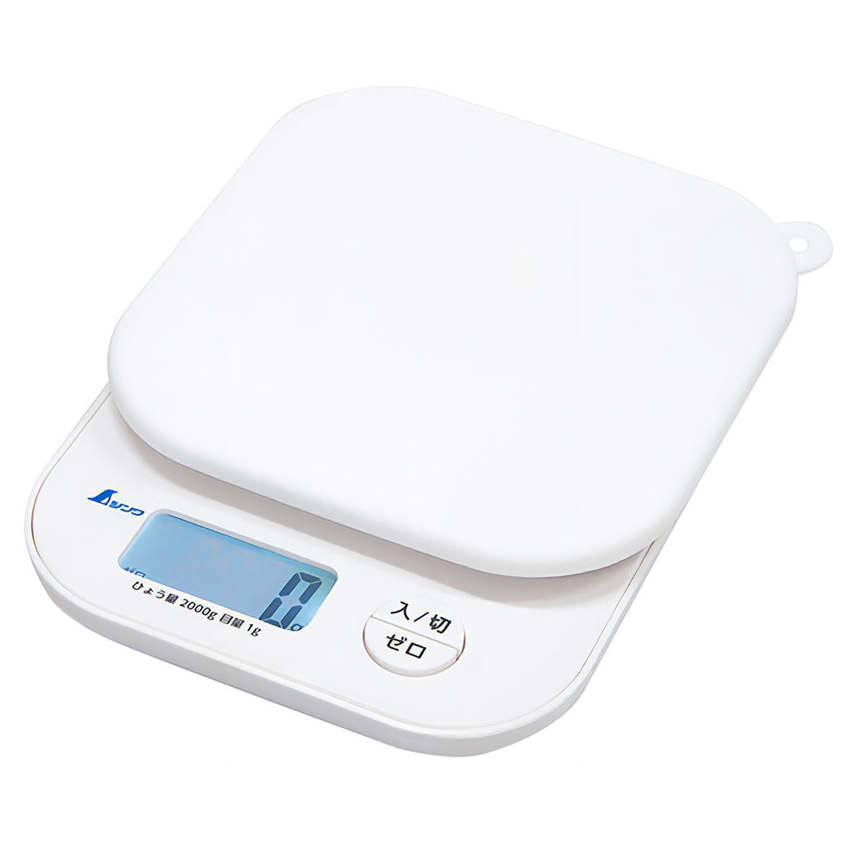 Stand Measures - デジタルはかり スモール 2000g シリコンカバー付 取引証明以外用 72975 シンワ測定 デジタル 秤 デジタルスケール 計り 計量器 電子はかり