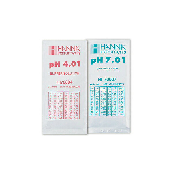 pH測定器 標準液 酸校正用 (pH4.01、pH7.01) 73033 シンワ測定 酸度計 土壌pH測定器 水質測定器 土壌測定器 ペーハー測定 土壌 pH測定 pH計 園芸 M4