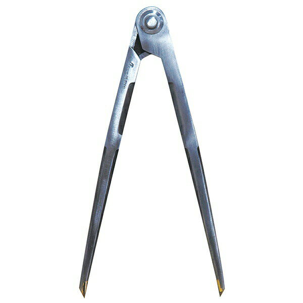 ケガキ 工具 鋼製コンパス B-2 20cm 超硬チップ付 77521 シンワ測定 ケガキ針 コンパス 金属 鉄板 円形..