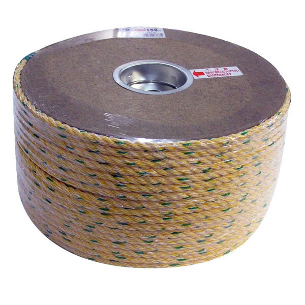 ロープ KPロープ ドラム巻 約9mm×150m RK-5 ユタカメイク ロープ 荷造り紐 カラーロープ ポリエステルロープ 梱包紐 紐 軽量 強力